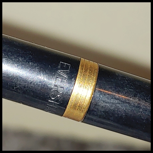 Vintage Hyde Park Desk Pen, Eversharp Monogram "P" - Picture 10 of 13